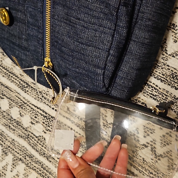 Steve Madden mini denim backpack - Picture 2 of 9